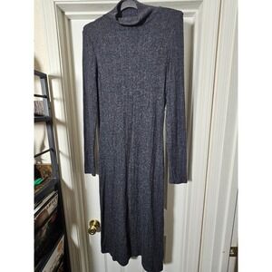 Anthropologie x Daily Practice Turtleneck side-slit sweater dress Size Small